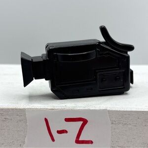 Barbie doll accessory - Black video camera camcorder